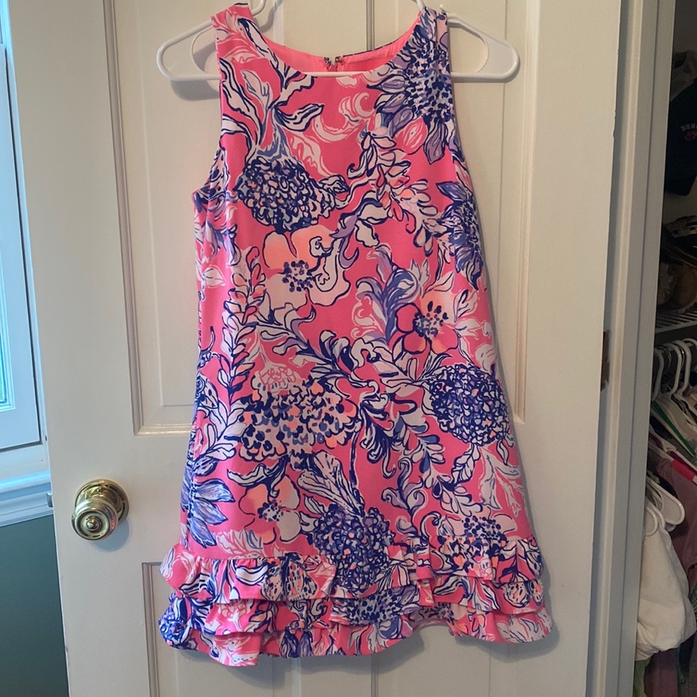 Lily Pulitzer sleeveless mini shift dress with built in shorts